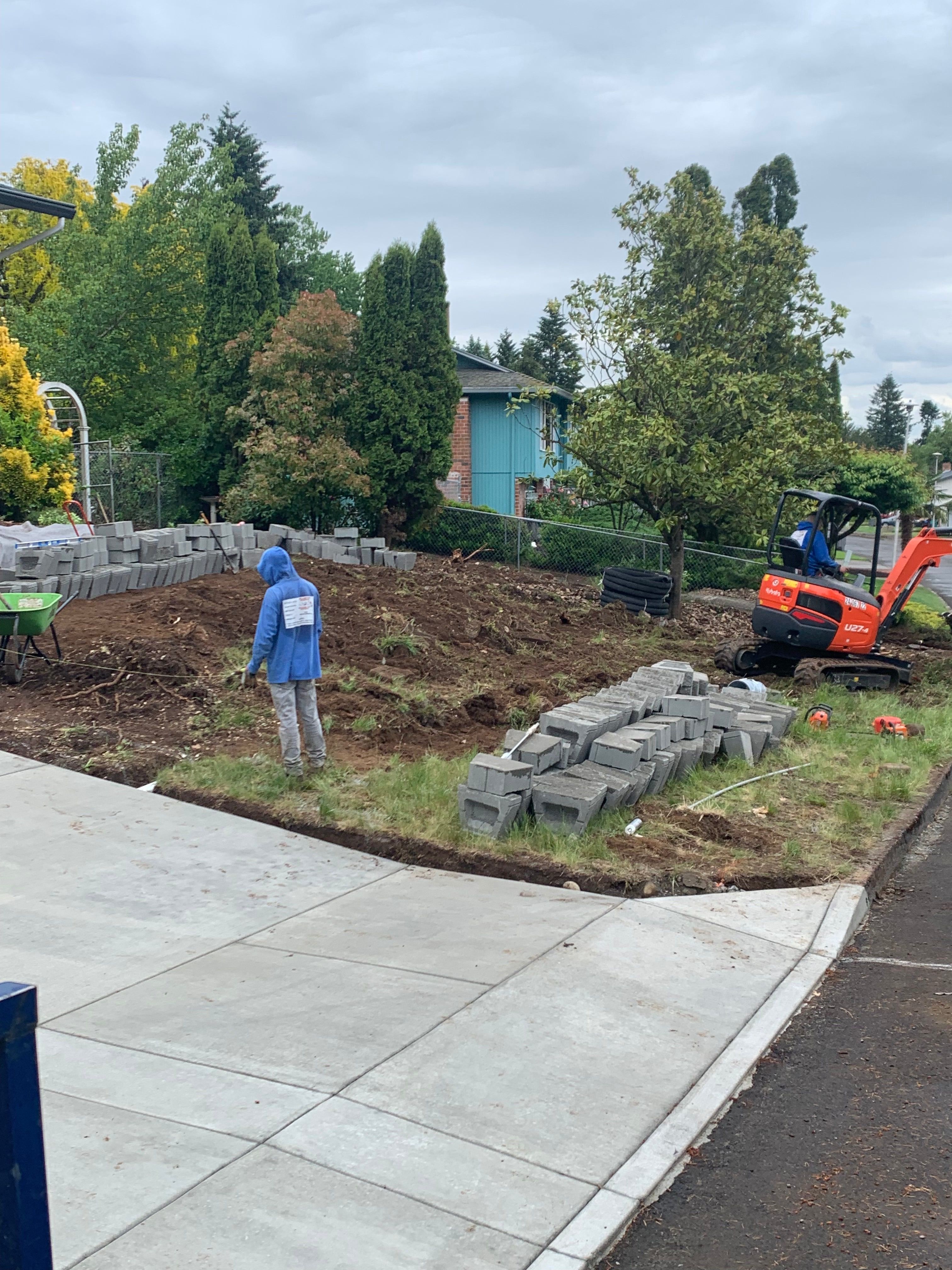 Retaining Wall Construction